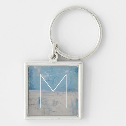 Monogram | Silver Aura Sleutelhanger (Voorkant)