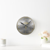 Monogram Silver Doctor Clock Ronde Klok (Huis)