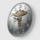 Monogram Silver Doctor Medical Klinische klok (Hoek)