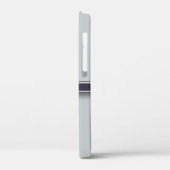 Monogram Silver Foil Schrijfbriefje Case-Mate iPhone Case (Achterkant / Links)