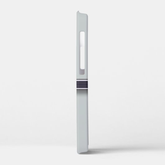 Monogram Silver Foil Schrijfbriefje Case-Mate iPhone Case (Achterkant / Links)