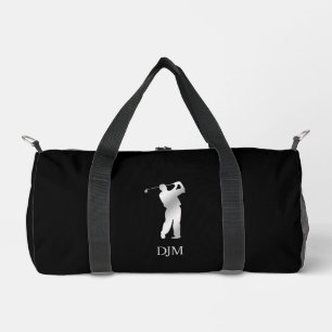 Monogram Silver Silhouette Golfer Plunjezak