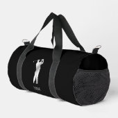 Monogram Silver Silhouette Golfer Plunjezak (Rechterhoek)