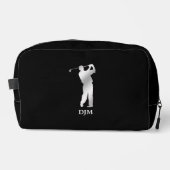 Monogram Silver Silhouette Golfer Toilettasje (Voorkant)