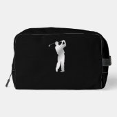Monogram Silver Silhouette Golfer Toilettasje (Achterkant)