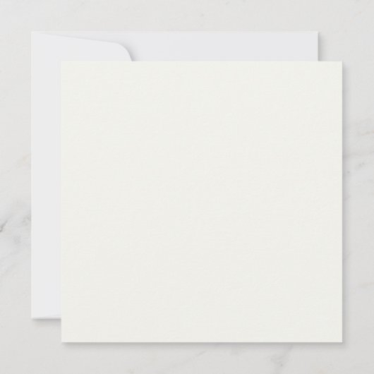 Monogram Simple Modern Monogrammed Ivory Notecard Notitiekaartje (Achterkant)