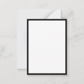 Monogram Simple Sjabloon Handwrite Script (Achterkant)