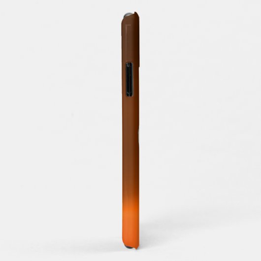 MONOGRAM sinaasappel Case-Mate iPhone Case (Achterkant/rechts)