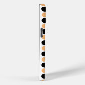 Monogram Sinaasappel en zwart Case-Mate iPhone Case (Achterkant / Rechts)