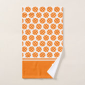 Monogram Sinaasappel Pickleball Sweat Towel Handdoek (Handdoek)