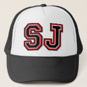 Monogram "SJ" Trucker Pet (Voorkant)
