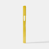 Monogram sjabloon foto Schattigee kat Geel helder iPhone Hoesje (Rechterkant)