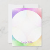 Monogram Sjabloon Modern legant handgeschreven (Voorkant)