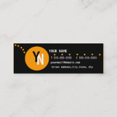 Monogram Sjabloon voor visitekaartjes (Achterkant)