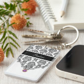 Monogram Sleutelhanger aan twee zijden (Voorkant Rechts)