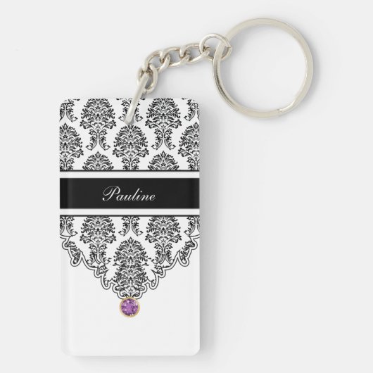 Monogram Sleutelhanger aan twee zijden (achterkant)