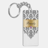 Monogram Sleutelhanger aan twee zijden (Voorkant Links)