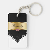 Monogram Sleutelhanger aan twee zijden (achterkant)