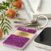 Monogram Sleutelhanger aan twee zijden (Voorkant Rechts)