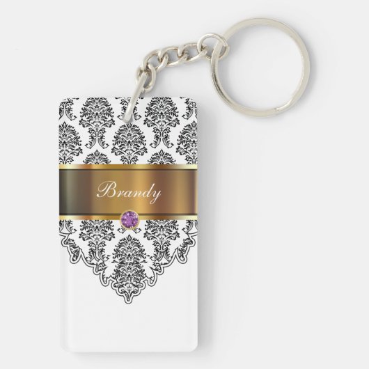 Monogram Sleutelhanger aan twee zijden (achterkant)