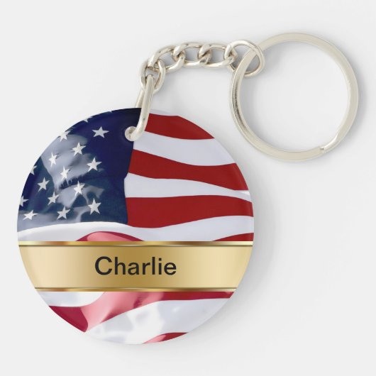 Monogram Sleutelhanger Twee Sided (Achterkant)