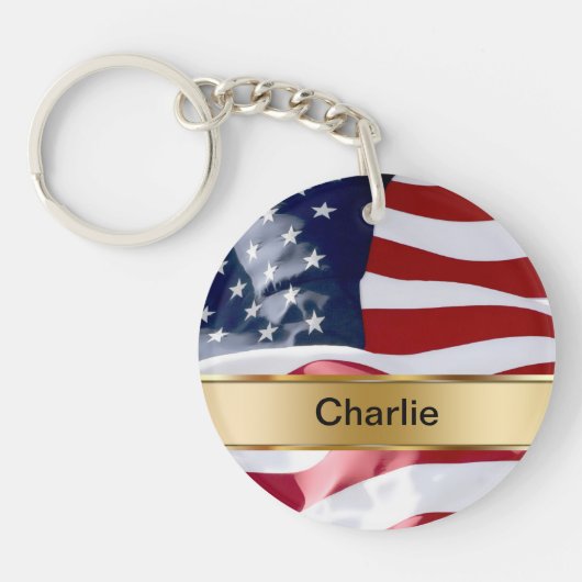 Monogram Sleutelhanger Twee Sided (Voorkant)