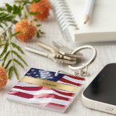 Monogram Sleutelhanger Twee Sided (Voorkant Rechts)