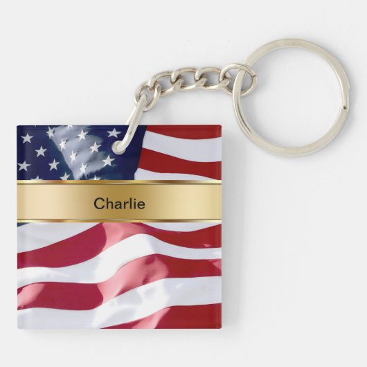 Monogram Sleutelhanger Twee Sided (Achterkant)