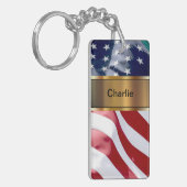 Monogram Sleutelhanger Twee Sided (Voorkant Links)