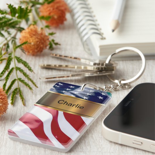 Monogram Sleutelhanger Twee Sided (Voorkant Rechts)