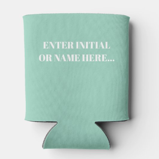 Monogram Slim Can Cooler – Custom Bridesmaid (Achterkant)