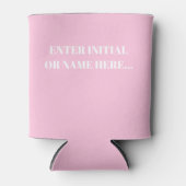 Monogram Slim Can Cooler – Custom Bridesmaid (Voorkant)