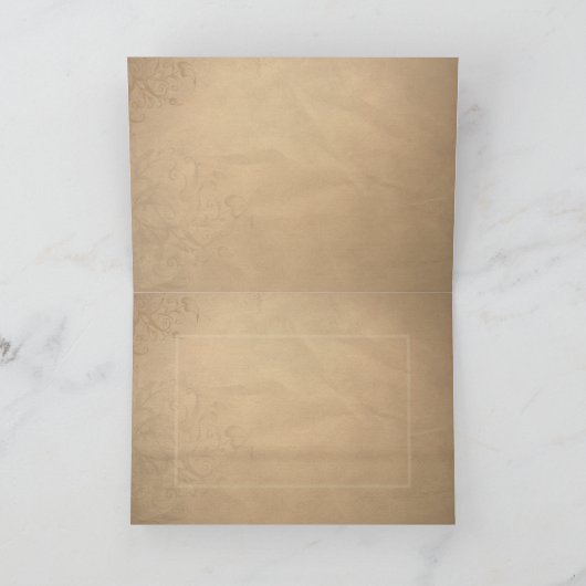 Monogram sluitingswas: Brief H Notitiekaartje (Binnen)