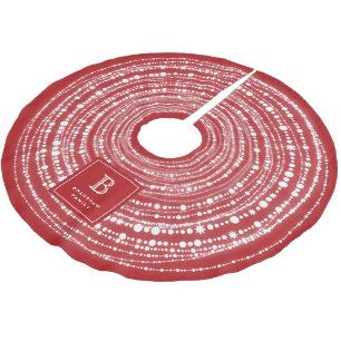 Monogram smeedbaar met kerst en helderheid kerstboom rok