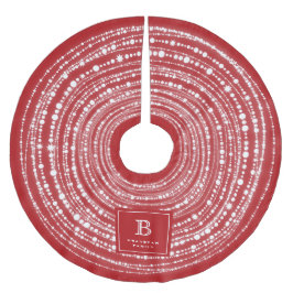 Monogram smeedbaar met kerst en helderheid kerstboom rok