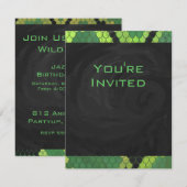 Monogram Snake Green en Black Kaart (Voorkant / Achterkant)