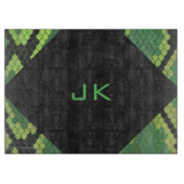 Monogram Snake Green en Black Snijplank (Voorkant)