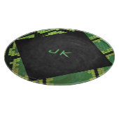 Monogram Snake Green en Black Snijplank (Hoek)