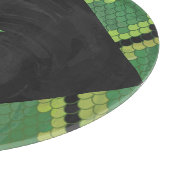 Monogram Snake Green en Black Snijplank (Hoek)