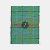 Monogram Snodgras Tartan Fleece Deken (Voorkant)