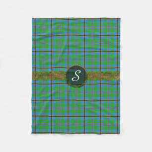 Monogram Snodgras Tartan Fleece Deken