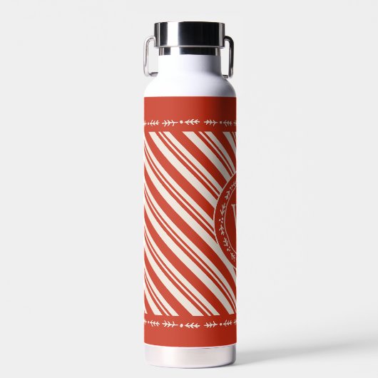 Monogram snoepriet streep waterfles (Voorkant)