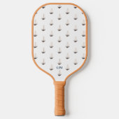 Monogram soepel zeilen nautische kust preppy pickleball paddle (Voorkant)