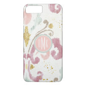 Monogram | Soft Deco-patroon Case-Mate iPhone Case (Achterkant)