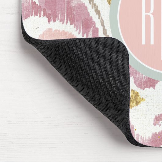 Monogram | Soft Deco-patroon Muismat (Hoek)