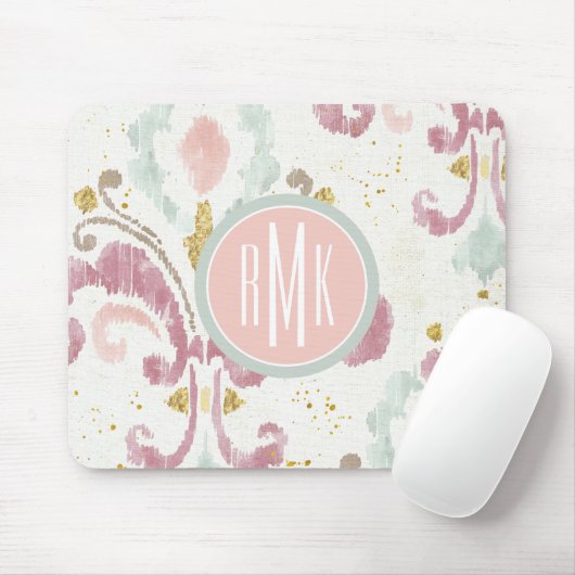 Monogram | Soft Deco-patroon Muismat (Met muis)