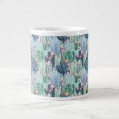 Monogram | Soft Patel Cactus Pattern Grote Koffiekop (Voorkant)