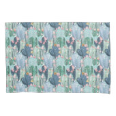 Monogram | Soft Patel Cactus Pattern Kussensloop (Voorkant-Links)