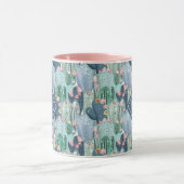 Monogram | Soft Patel Cactus Pattern Mok (Midden)