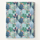 Monogram | Soft Patel Cactus Pattern Notitieboek (Achterkant)